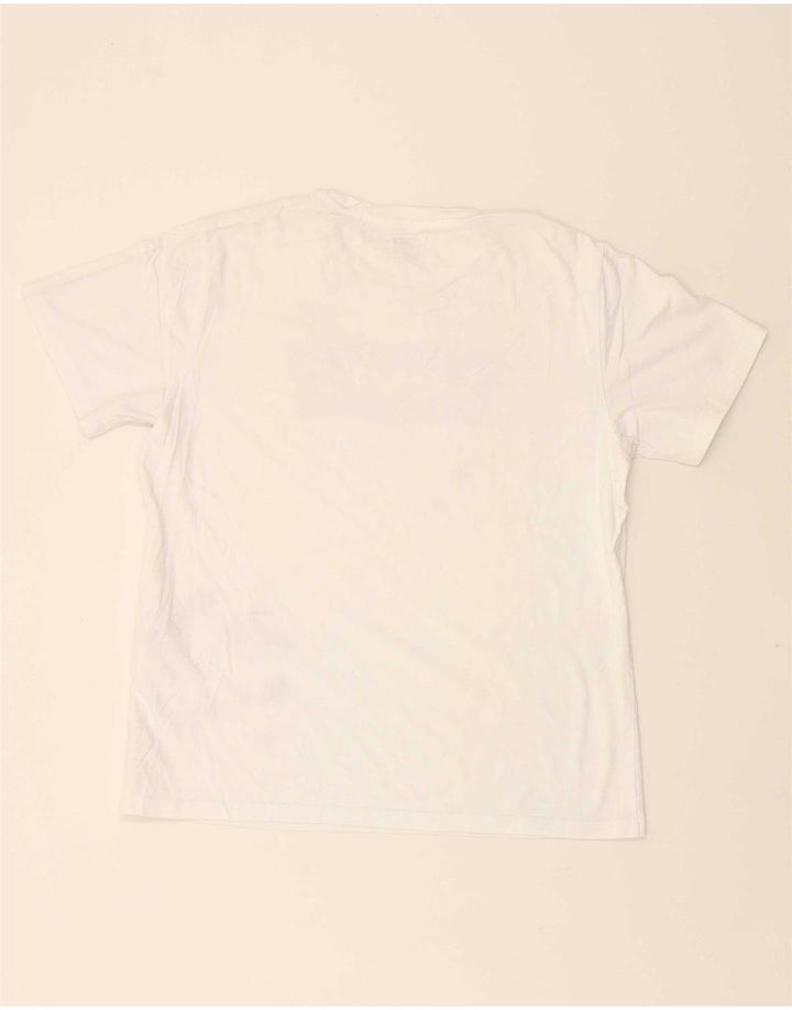 LEVI'S Mens Graphic T-Shirt Top Medium White Cotton