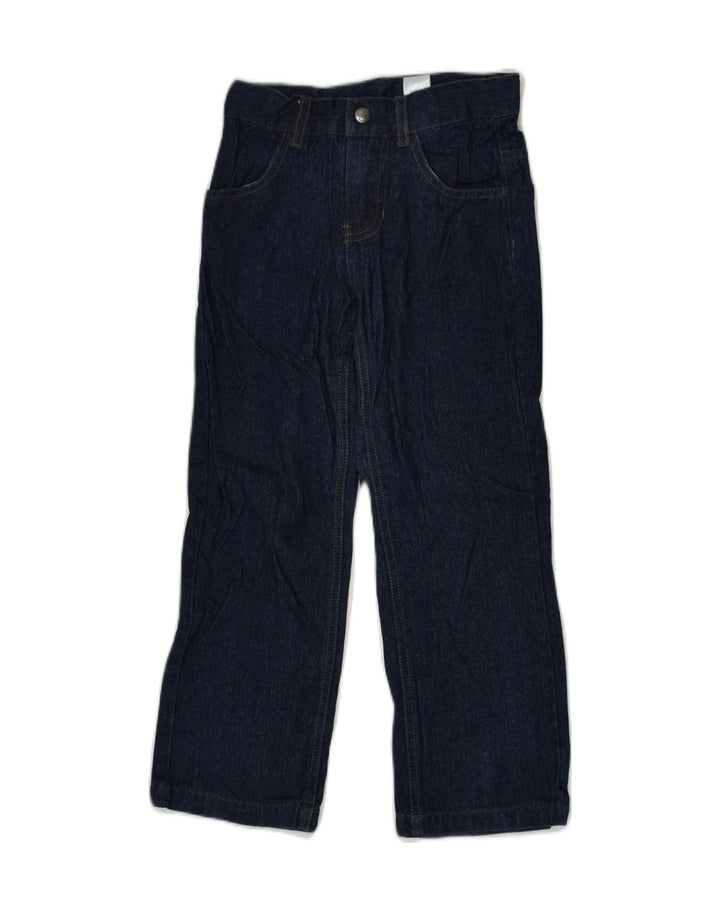 NAUTICA Girls Wide Leg Jeans 5-6 Years W24 L20  Navy Blue Cotton | Vintage Nautica | Thrift | Second-Hand Nautica | Used Clothing | Messina Hembry 