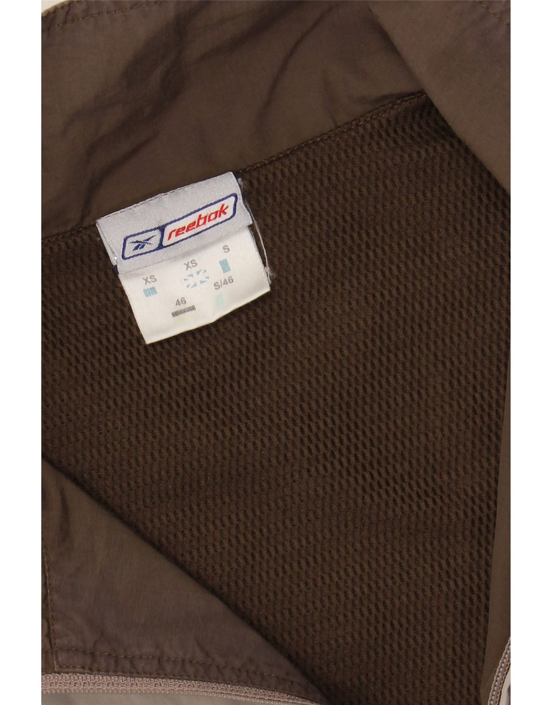 Мужской спортивный костюм свободного покроя REEBOK XS, серый с цветными блоками