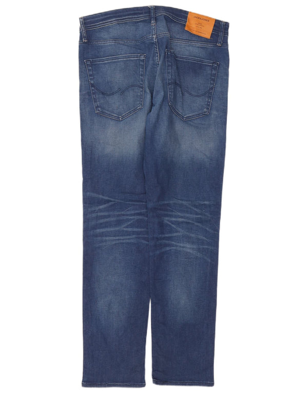 Мужские прямые джинсы Jack & Jones Tim Slim W34 L32 синие