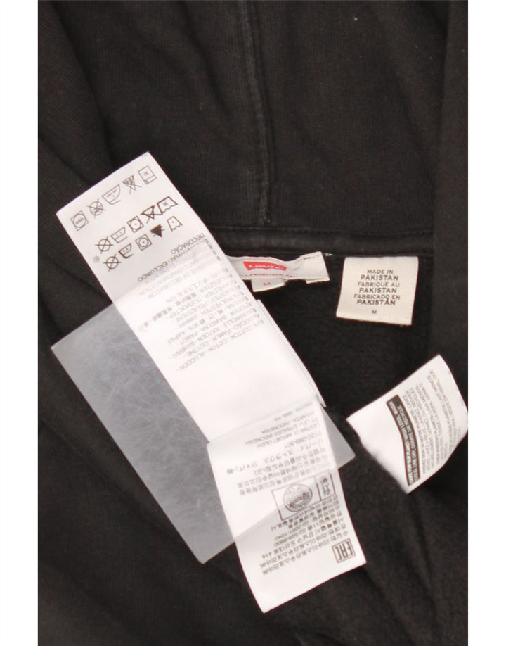 Женский джемпер с капюшоном LEVI'S Oversized с рисунком UK 14, средний черный, хлопок