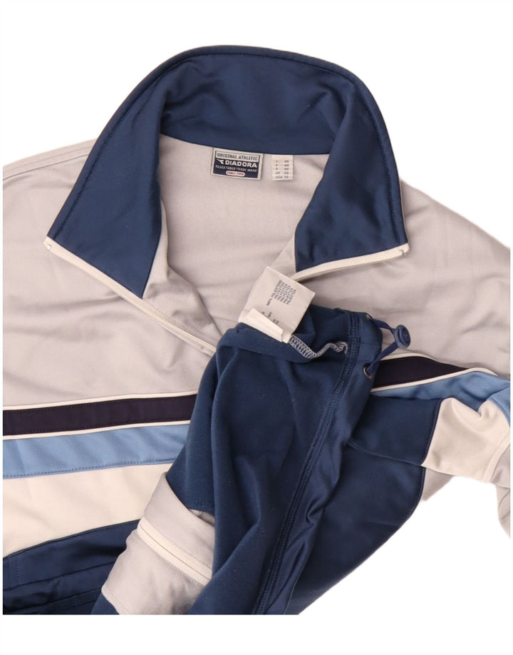 Мужская спортивная куртка Diadora UK 36, маленький белый полиэстер