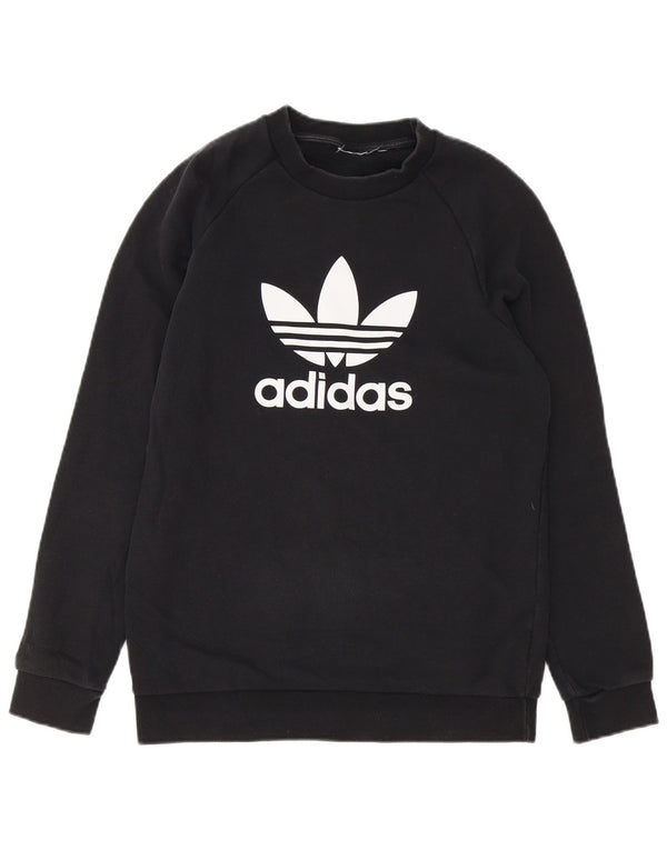 Мужской свитшот Adidas с графическим рисунком, маленький черный