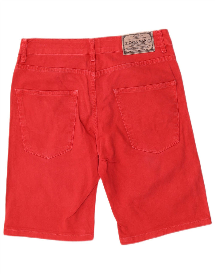 Мужские джинсовые шорты Zara EU 40 Medium W31 Красные