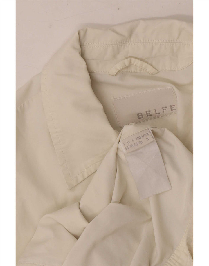 Belfe & Womens Рубашка с коротким рукавом UK 10, маленькая, белая