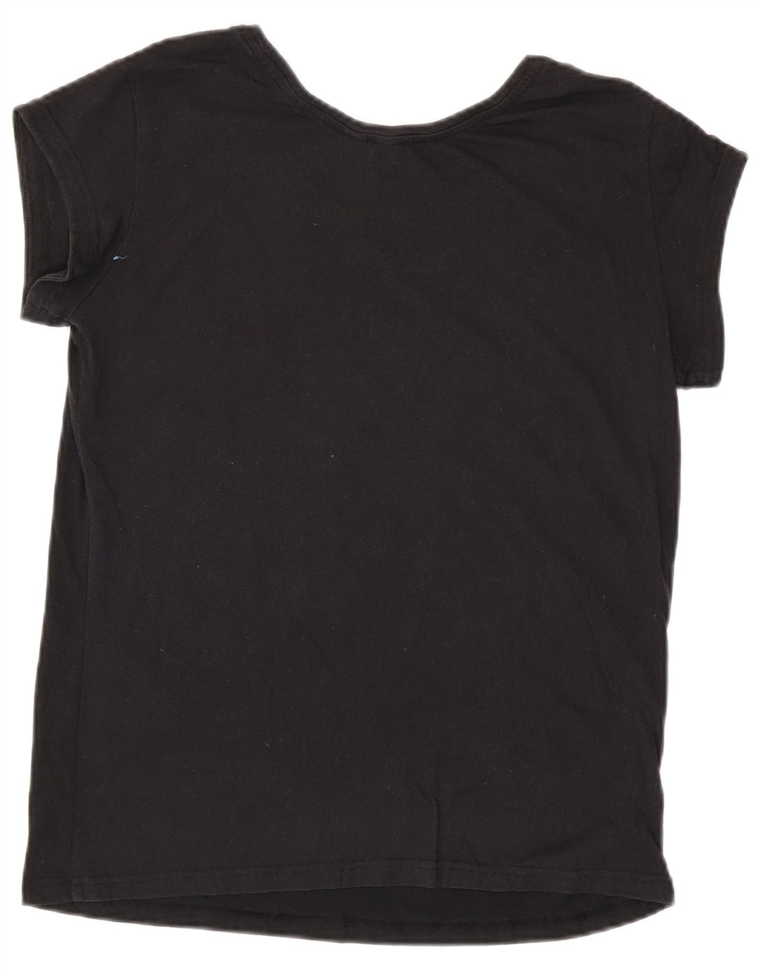 ADIDAS Womens Graphic T-Shirt Top UK 14 Medium Black