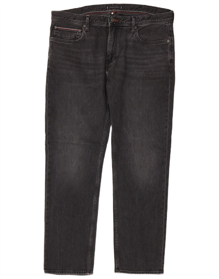 Мужские прямые джинсы Tommy Hilfiger W38 L32 Серые, хлопок