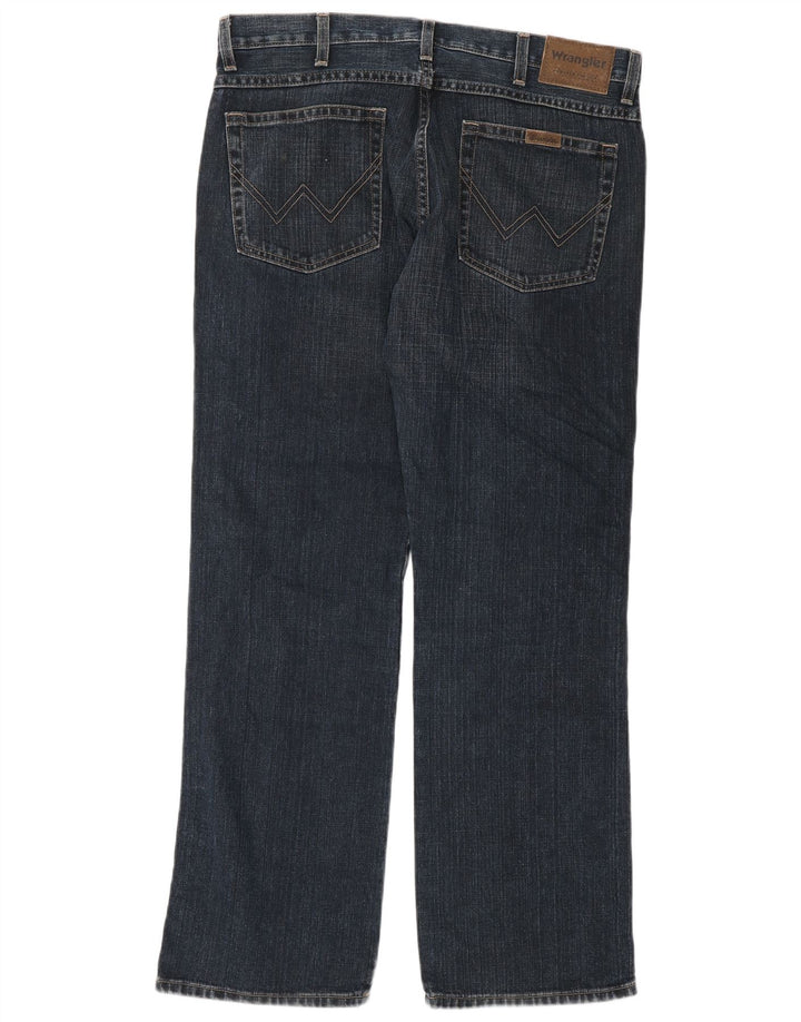 Мужские джинсы Wrangler Bootcut W34 L32, синие, хлопок