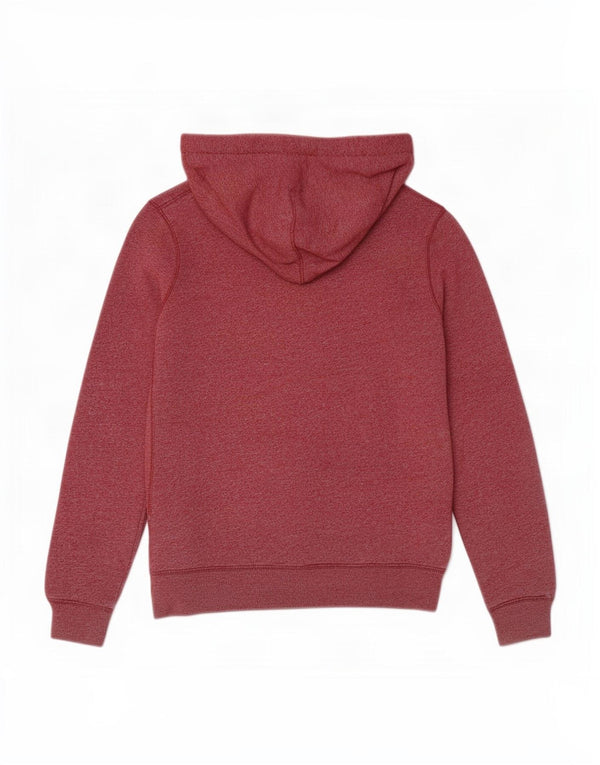 Женский джемпер с капюшоном Jack Wills UK 10, маленький бордовый хлопок с крапинками