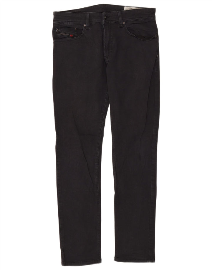 Женские узкие джинсы скинни Diesel Thavar-XP-A W29 L30, черный хлопок