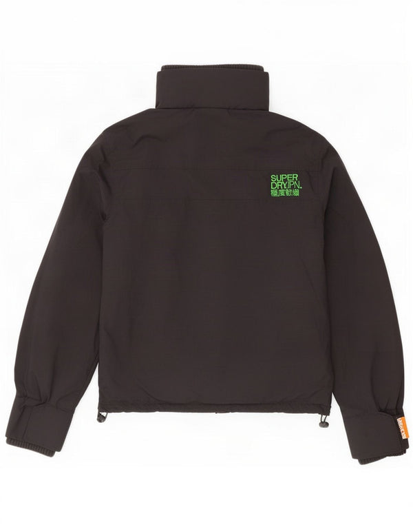 Мужская дождевик Superdry UK 40, большой черный нейлон