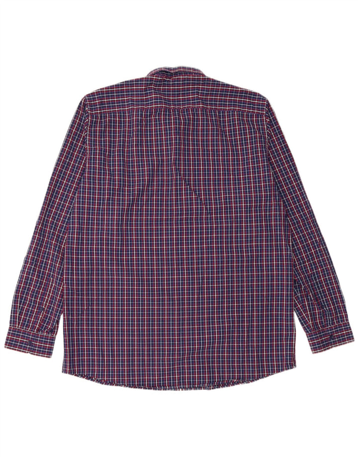 Мужская рубашка Angelo Litrico XL, синяя клетка, хлопок