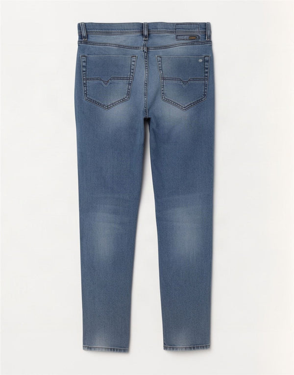 Мужские зауженные джинсы Diesel Tepphar Carrot W32 L30, синий хлопок