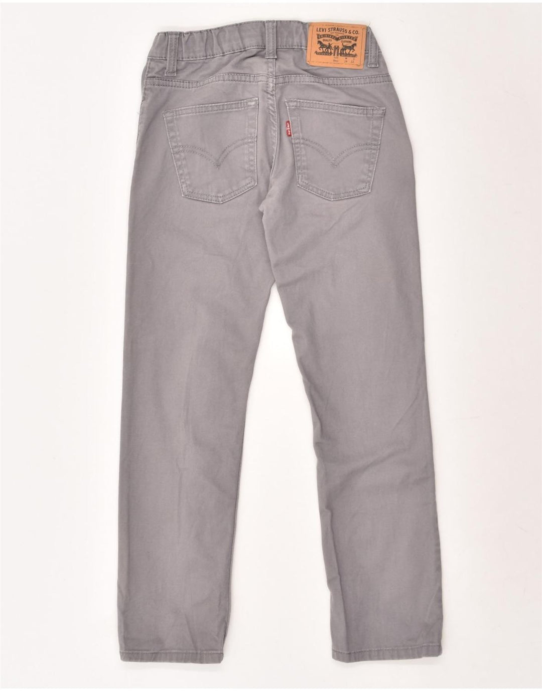 LEVI'S Boys 511 Slim Casual Trousers 7-8 Years W24 L22 Grey Cotton | Vintage Levi's | Thrift | Second-Hand Levi's | Used Clothing | Messina Hembry 