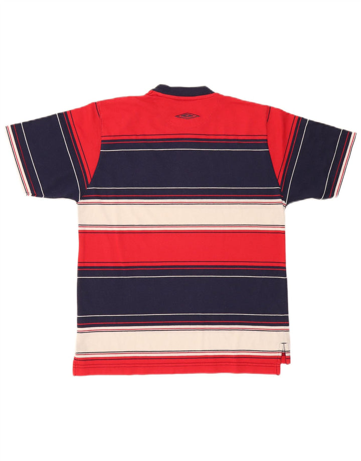 Мужская футболка Umbro, маленькая, разноцветная в полоску