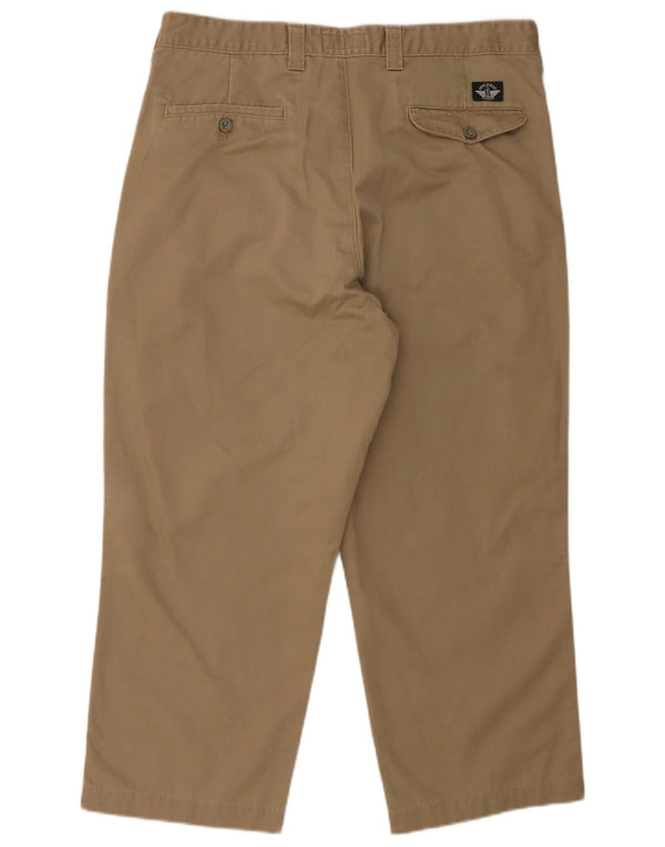 Мужские укороченные брюки-чиносы Dockers W36 L25, хлопок цвета хаки