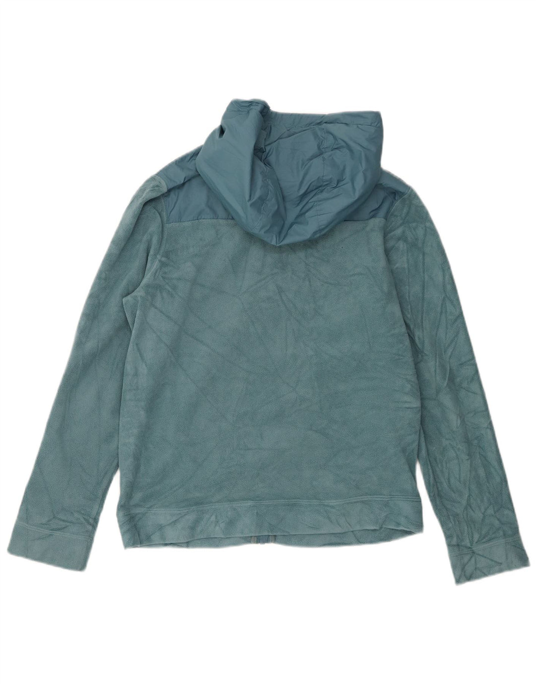 Женская флисовая куртка NIKE с капюшоном UK 18 XL, синяя, полиэстер