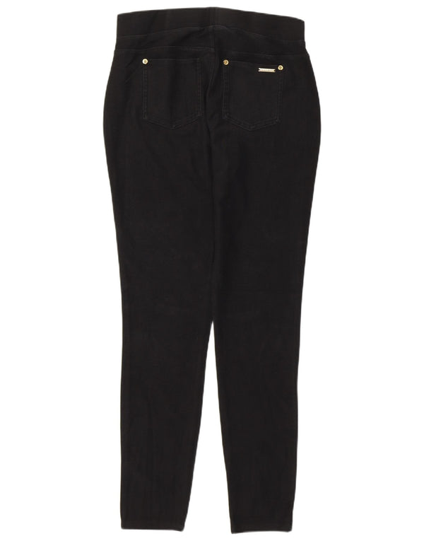 Женские леггинсы Michael Kors UK 14, хлопковые, среднего размера, черные