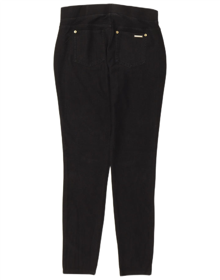 Женские леггинсы Michael Kors UK 14, хлопковые, среднего размера, черные