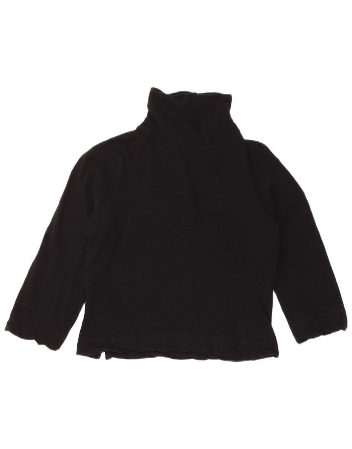 Женский укороченный джемпер с высоким воротником PINKO с рукавом 3/4, UK 14, средний черный