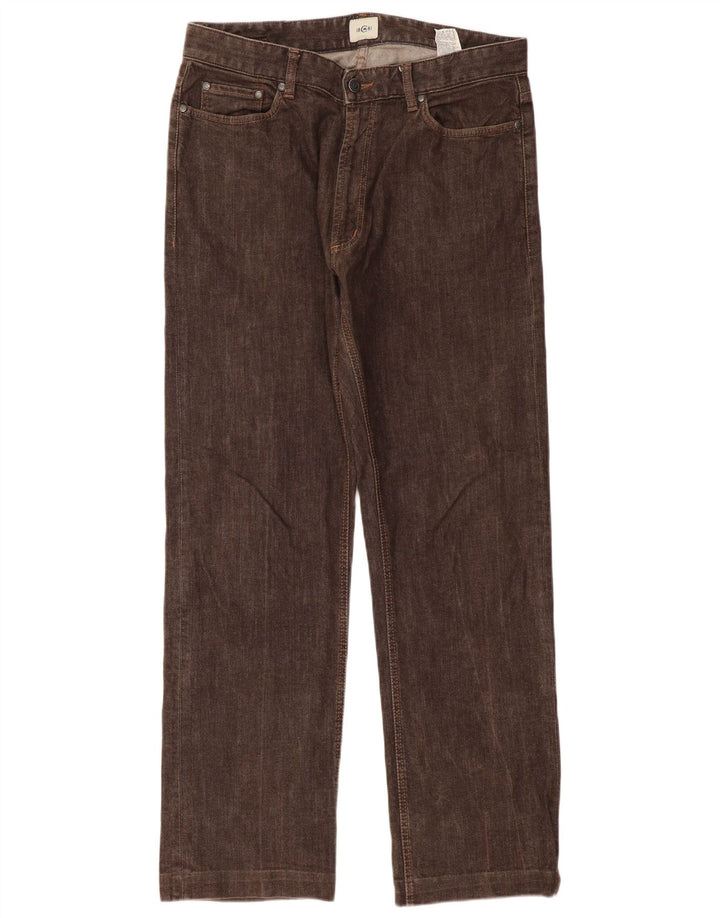 Мужские прямые джинсы CERRUTI 1881 W36 L31 коричневые, хлопок