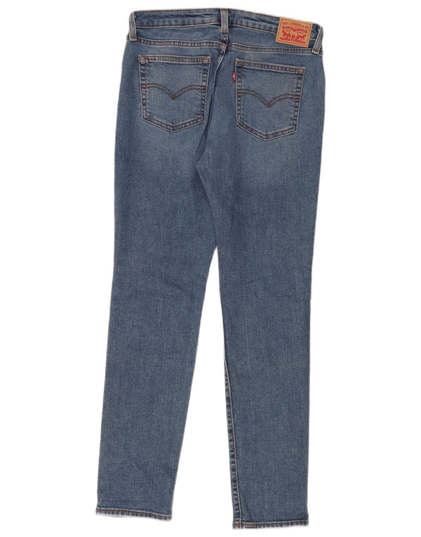 Женские джинсы скинни Levi's Super Low W28 L30, синие, хлопок