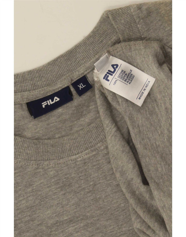 Fila Мужской жилет XL Серый Хлопок в крапинку