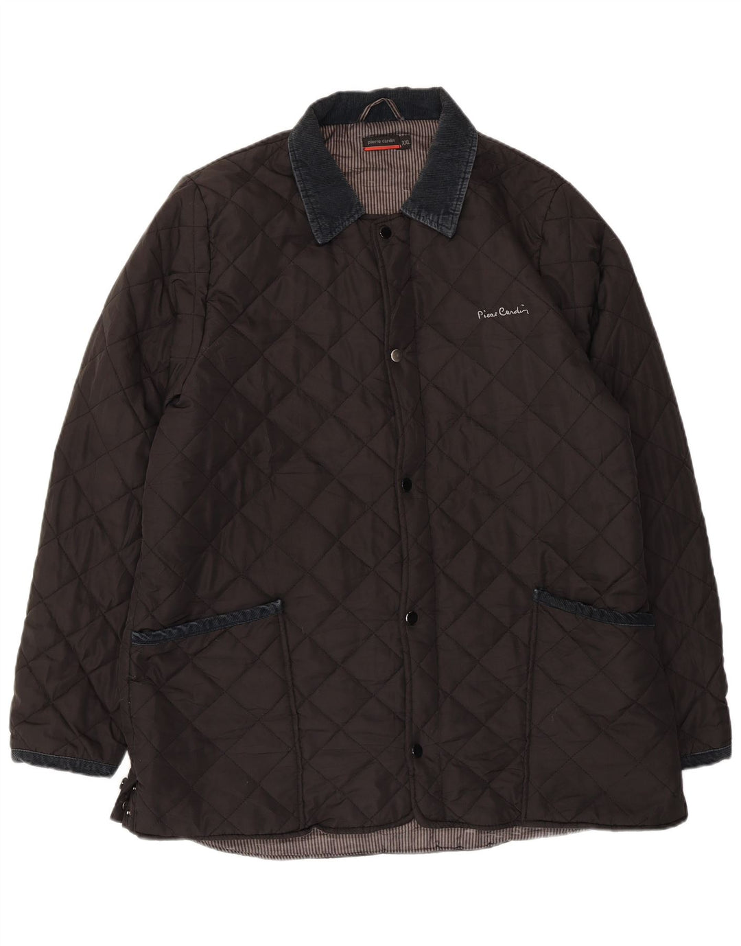 Мужская стеганая куртка PIERRE CARDIN UK 44 2XL, черный полиэстер