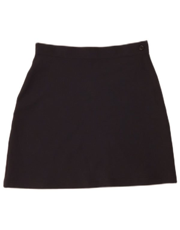 Benetton Женская мини-юбка IT 40 Small W26 Темно-синий полиэстер