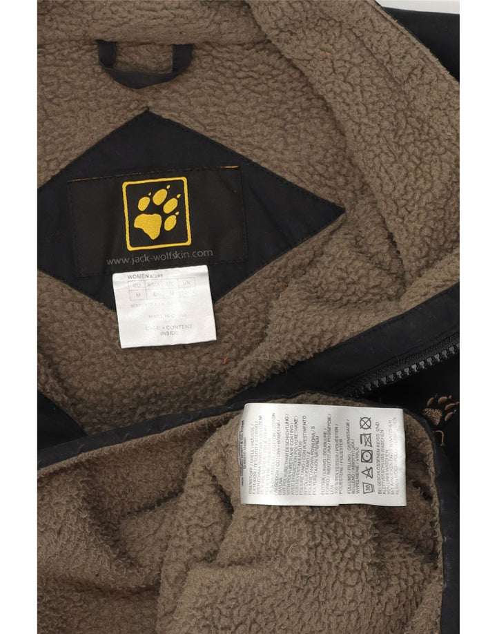 Женская ветровка Jack Wolfskin UK 12/14, средний черный полиэстер