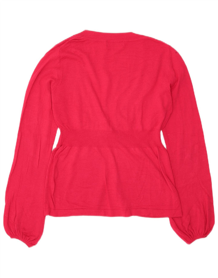 Женский кардиган Marks & Spencer, Великобритания, 8, маленький, розовый, вискоза