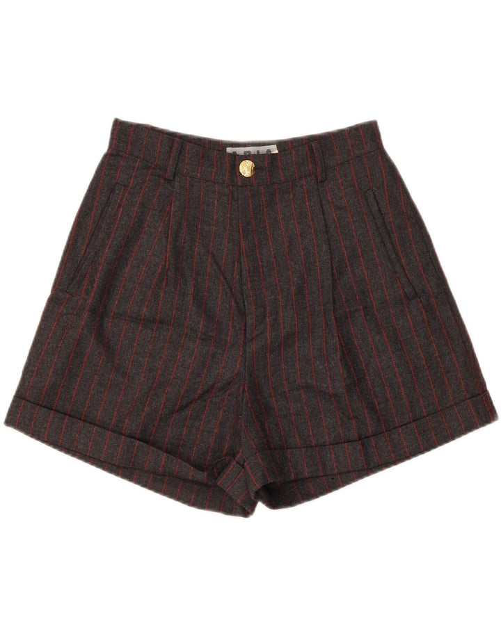 Женский двубортный комплект из 2 предметов Aria UK 14, средний W26, шерсть в серую полоску