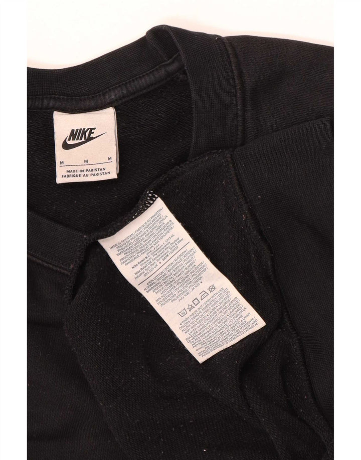 Женский свитер Nike UK 14, средний черный хлопок, толстовка