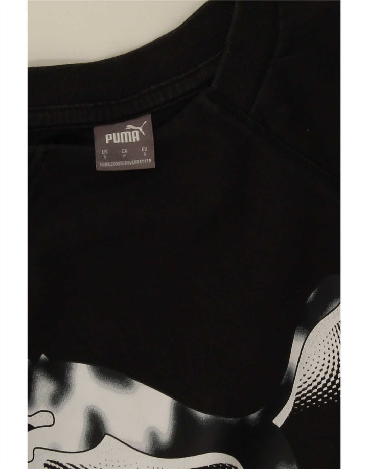 Женский свитер с рисунком Puma UK 10, маленький черный