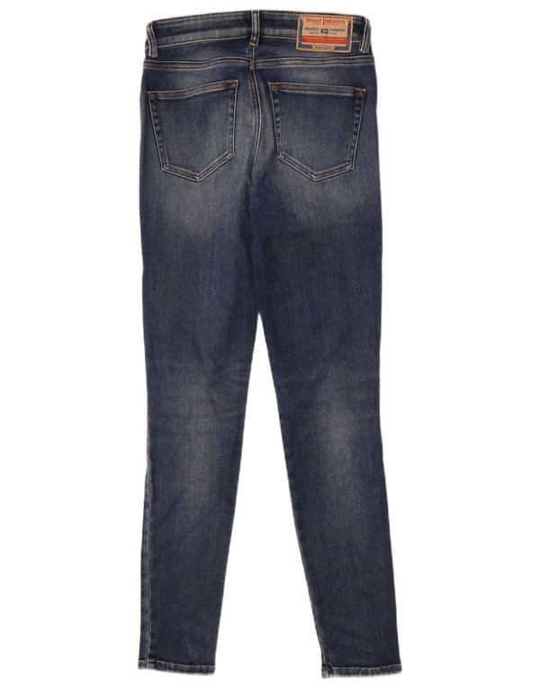 Женские джинсы скинни Diesel W26 L30, синий хлопок