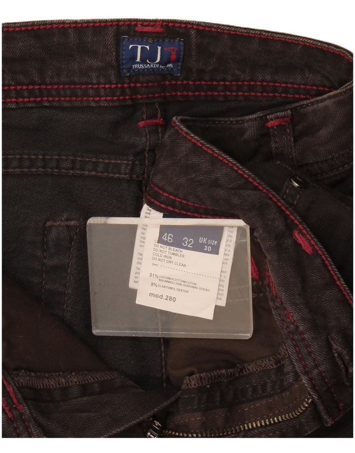 Женские узкие джинсы Trussardi W30 L33, коричневые, хлопок