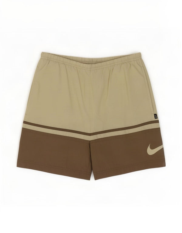 Спортивные шорты Nike для мальчиков с графикой, 12–13 лет, большие цвета хаки, цветные блоки