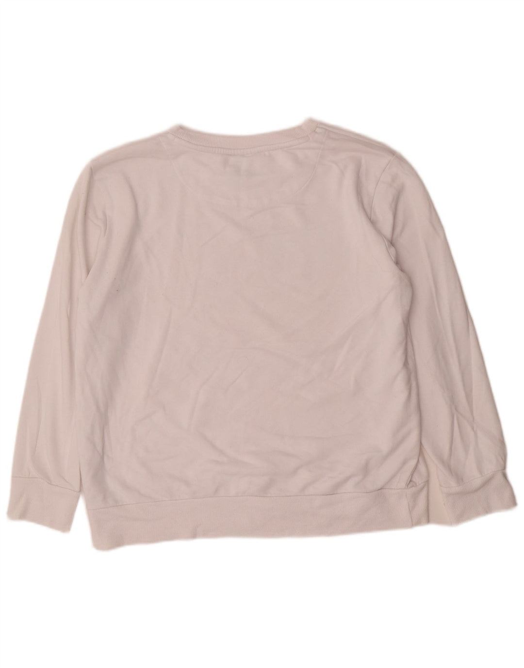 Женский свитер с рисунком Dkny UK 14, средний белый хлопок, толстовка
