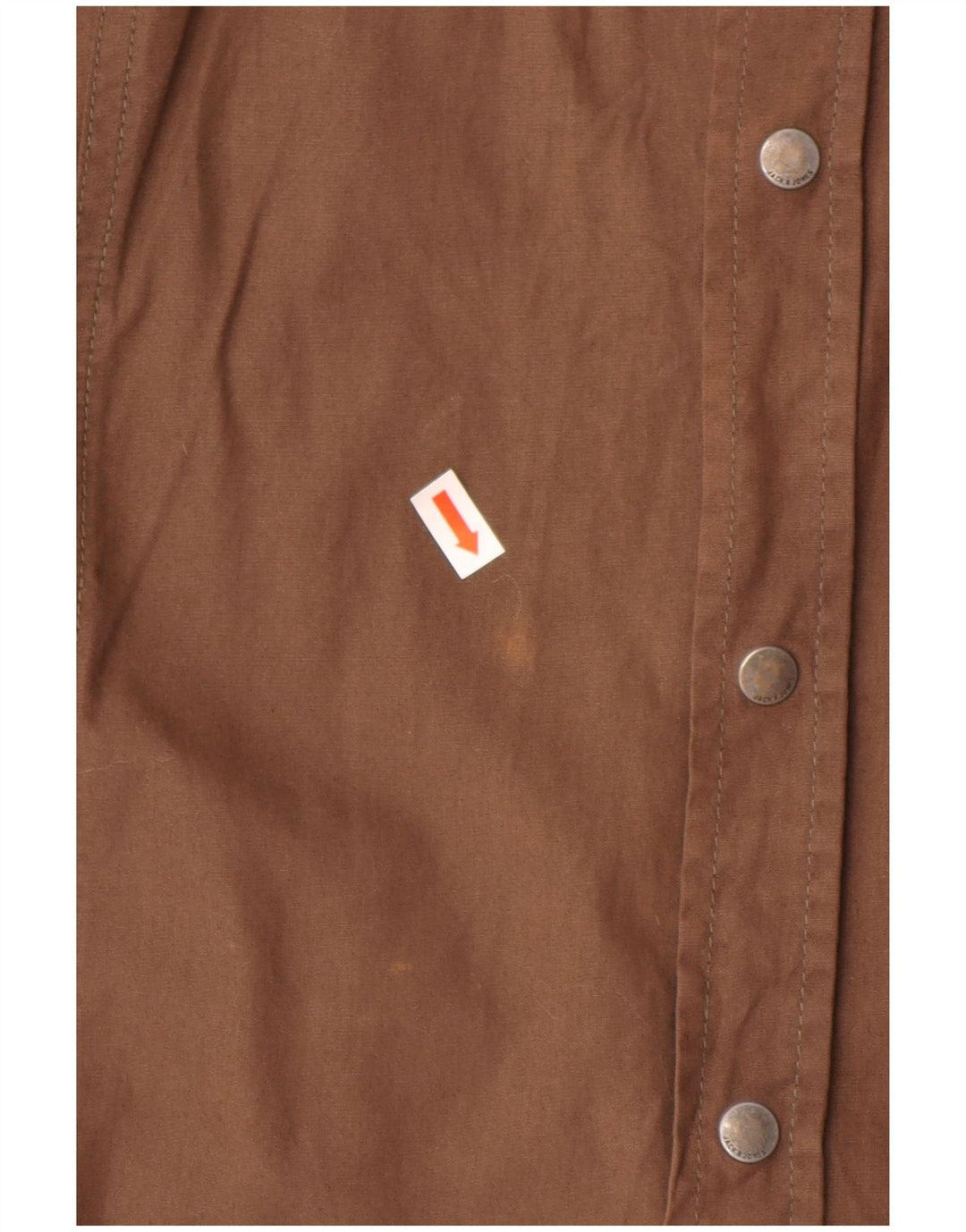 Мужская рубашка с рисунком Jack & Jones, большой размер, коричневый хлопок