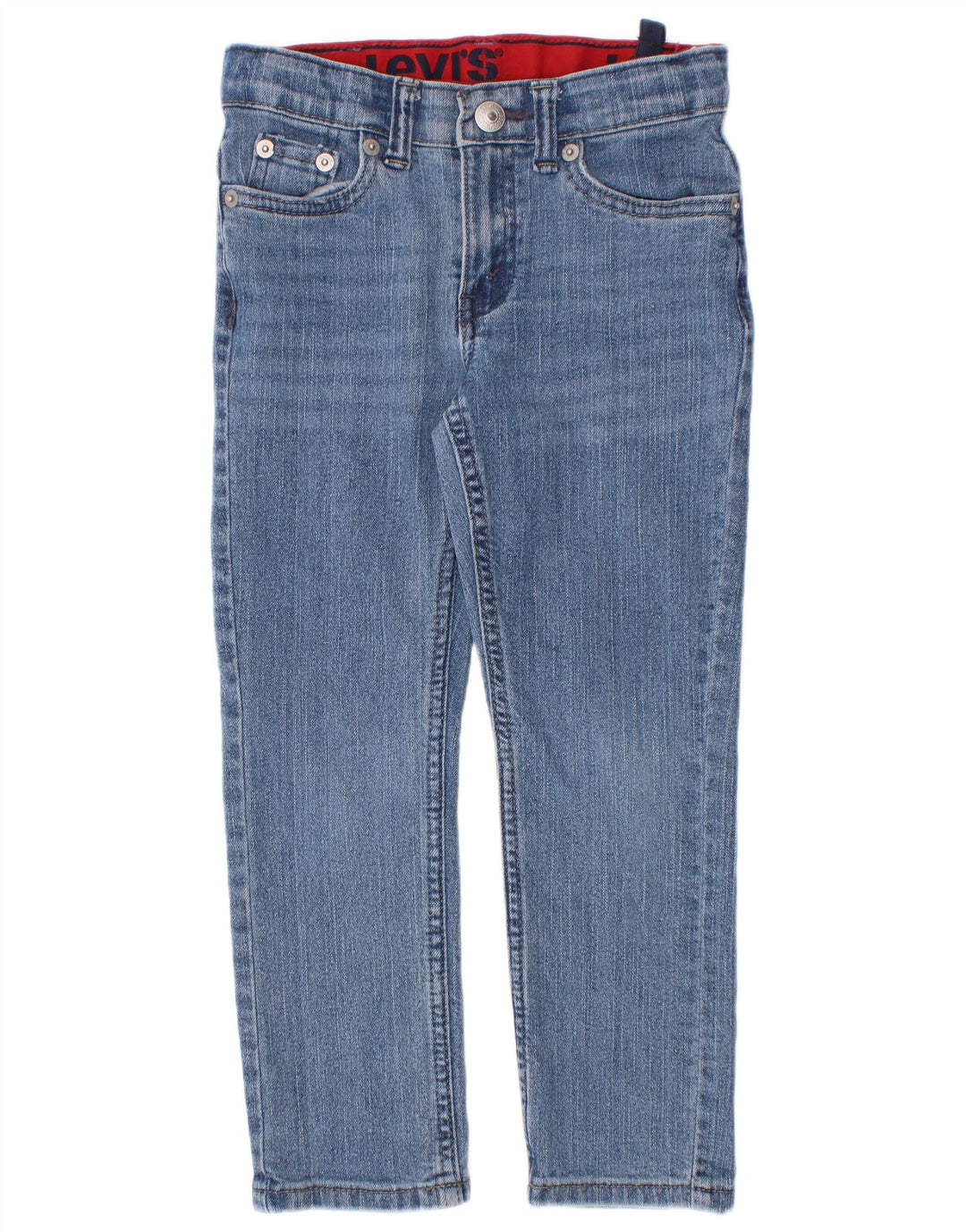 Джинсы Levi's 511 Slim для мальчиков 4–5 лет W22 L18, синий хлопок