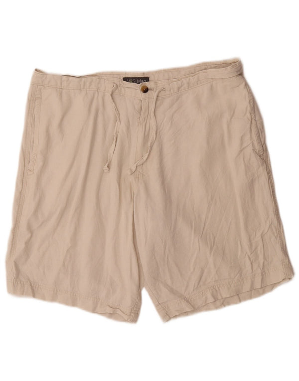 Мужские шорты чинос Marks & Spencer W38 XL Off White Flax