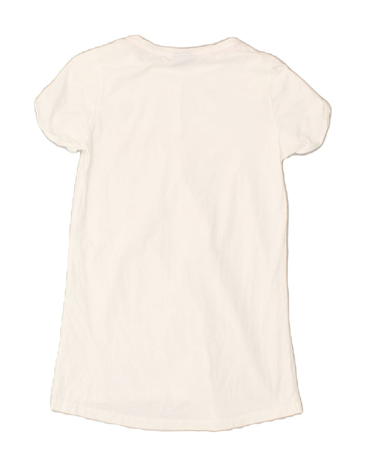 CHAMPION Girls Graphic T-Shirt Dress 13-14 Years XL White | Vintage Champion | Thrift | Second-Hand Champion | Used Clothing | Messina Hembry 