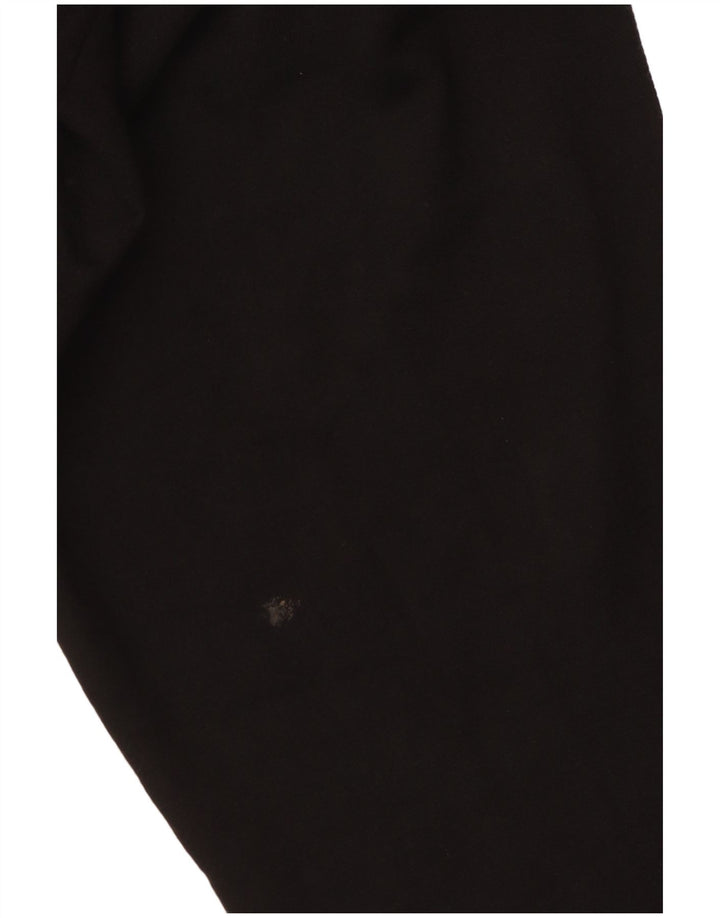 Женские спортивные брюки-клеш Puma UK 12, средний черный, хлопок с цветными блоками