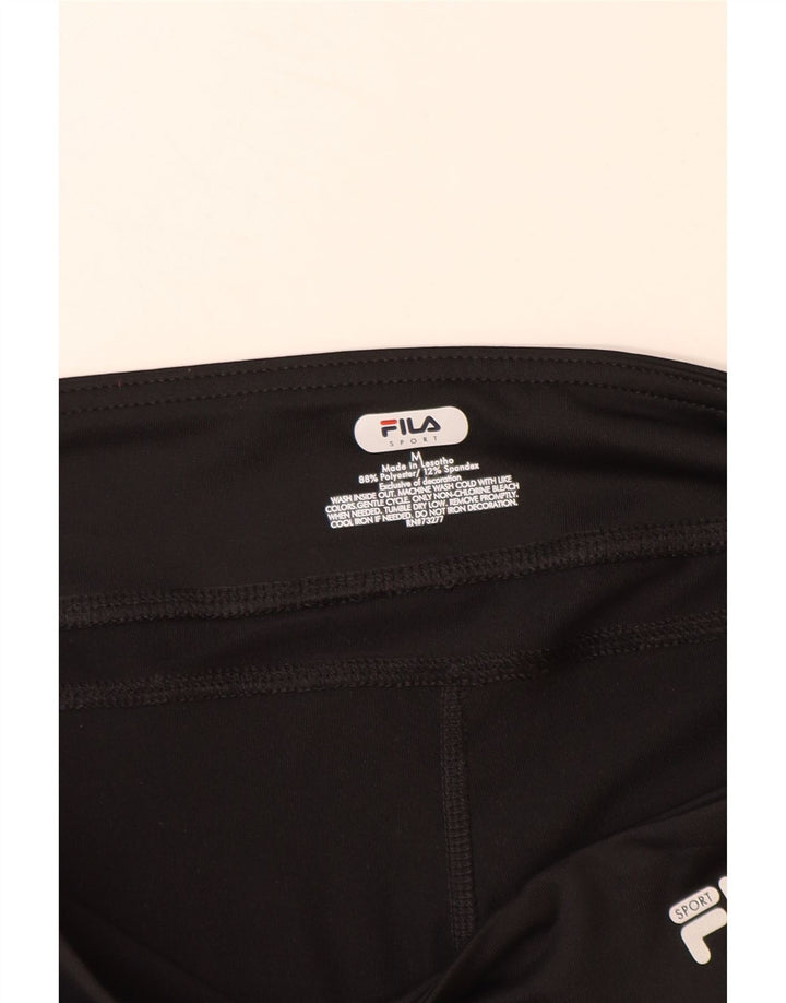 Женские капри FILA UK 14, средний черный полиэстер