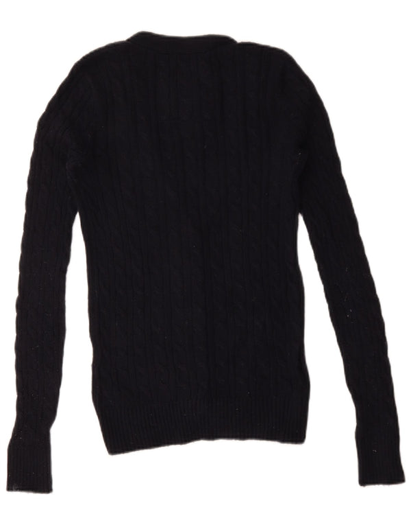 Женский кардиган Abercrombie & Fitch UK 6 XS, темно-синий, хлопок