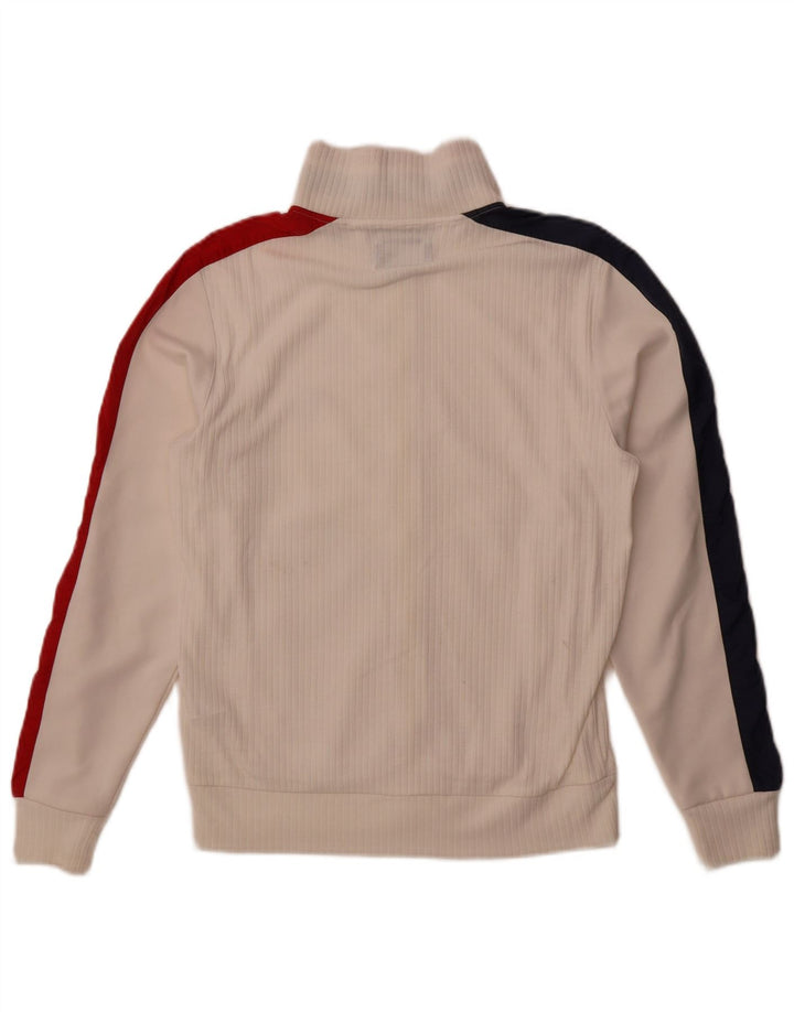 Мужская спортивная куртка Sergio Tacchini, маленькая белая полиэстер с цветными блоками