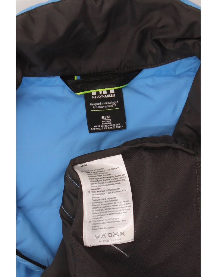 Женская стеганая куртка Helly Hansen UK 10, маленькая синяя, полиэстер с цветными блоками