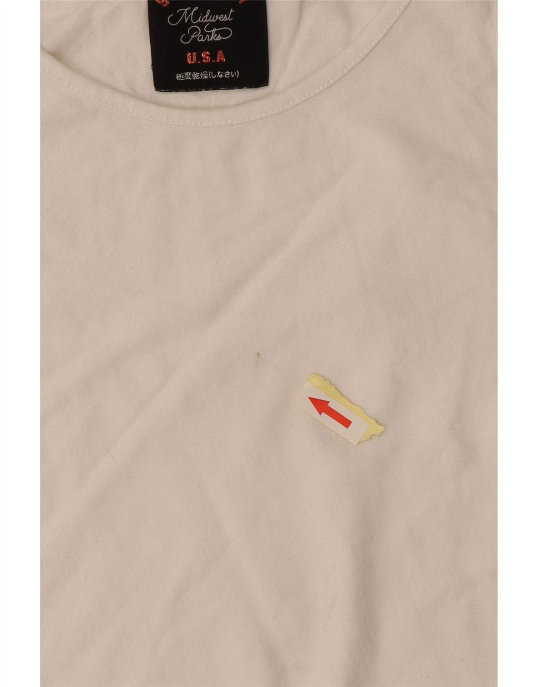 Женская футболка обычного кроя Superdry Top UK 6 XS Off White Cotton