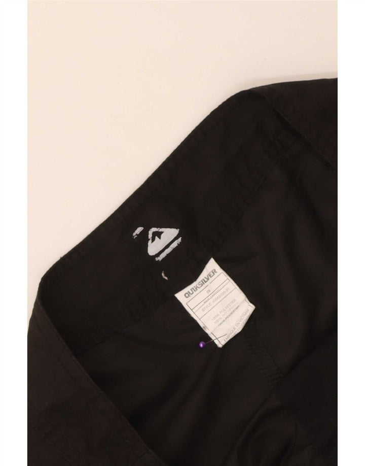 Мужские шорты для плавания Quiksilver с рисунком, маленькие черные из полиэстера