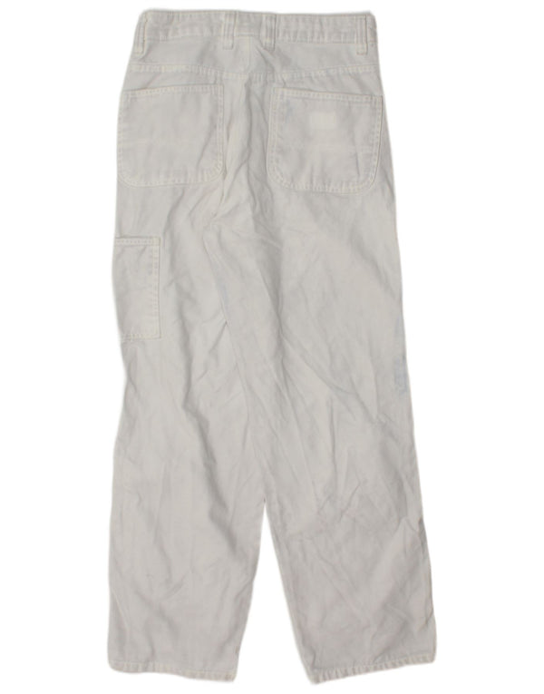 DICKIES Мужские брюки-карго свободного покроя W30 L30, белый хлопок